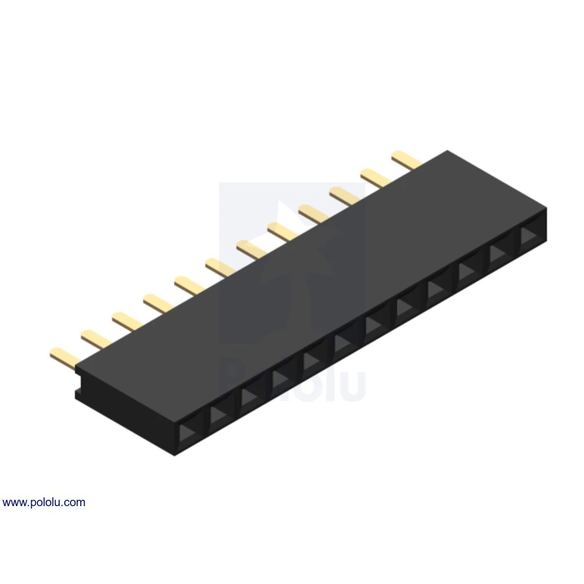 0.1" (2.54 mm) Female Header: Straight - Image 14