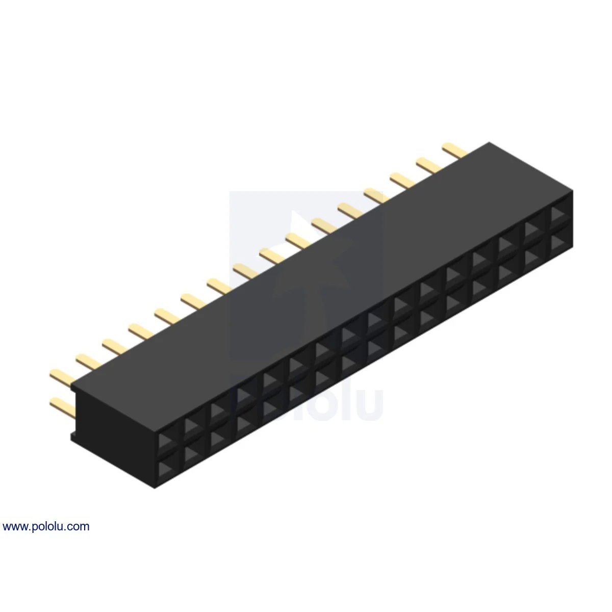0.1" (2.54 mm) Female Header: Straight - Image 16