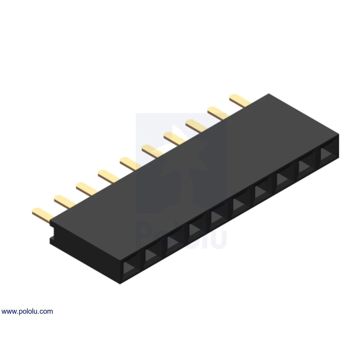 0.1" (2.54 mm) Female Header: Straight - Image 19