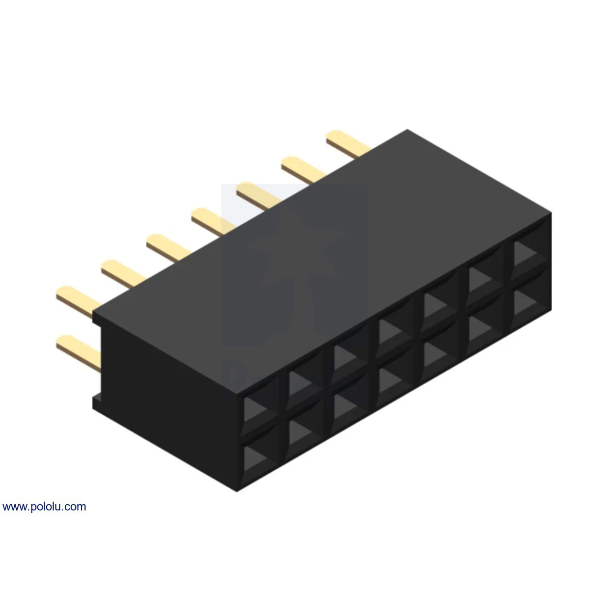 0.1" (2.54 mm) Female Header: Straight - Image 29