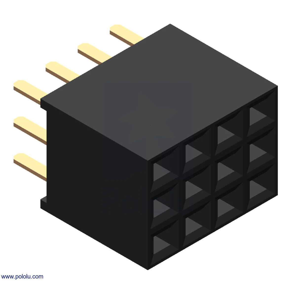 0.1" (2.54 mm) Female Header: Straight - Image 31