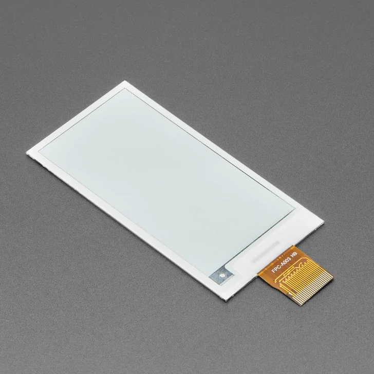 2.66" 296x152 Monochrome or Gray eInk / ePaper - Bare Display - SSD1680
