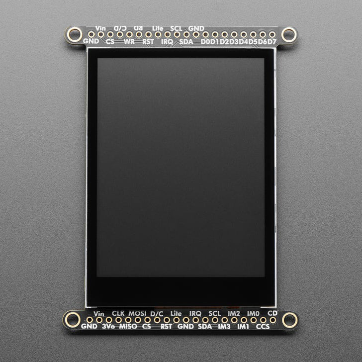 2.8" TFT LCD with Cap Touch Breakout Board w/MicroSD Socket - EYESPI Connector - Image 2