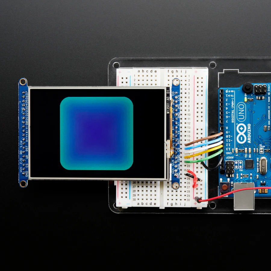 3.5" TFT 320x480 + Touchscreen Breakout Board w/MicroSD Socket - HXD8357D - Image 8