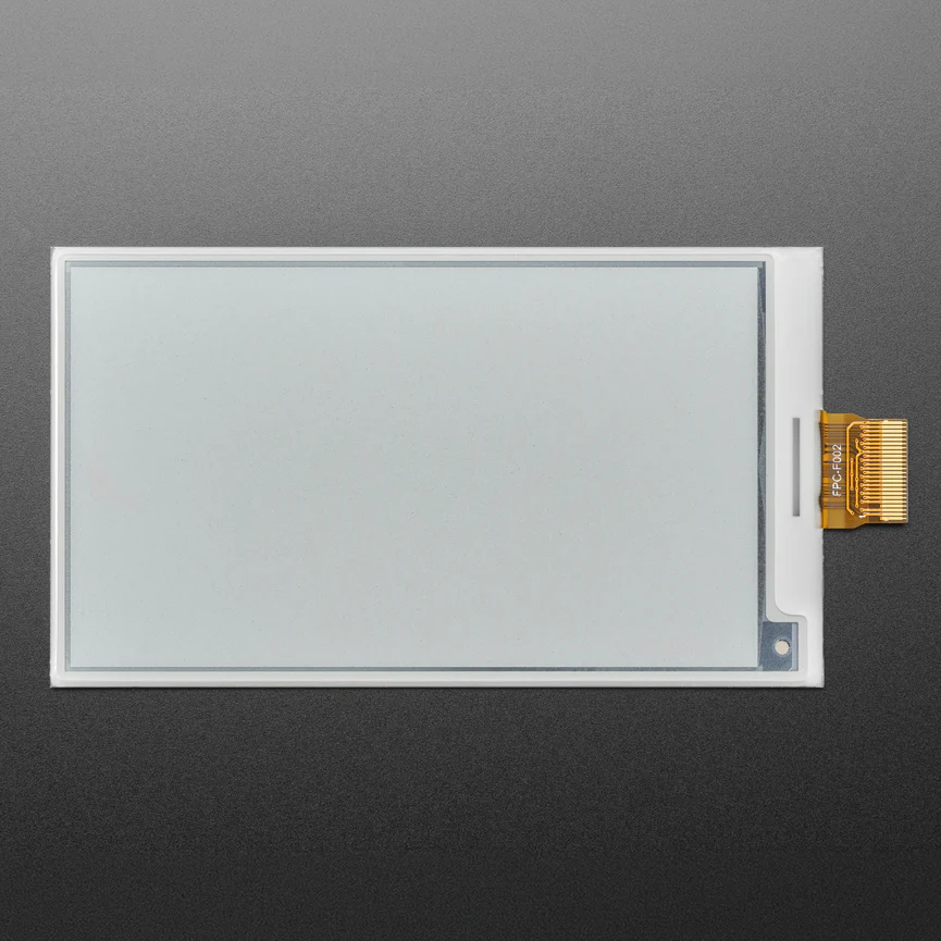 3.7" 416x240 Monochrome Black/White eInk / ePaper - Bare Display - UC8253 - Image 2