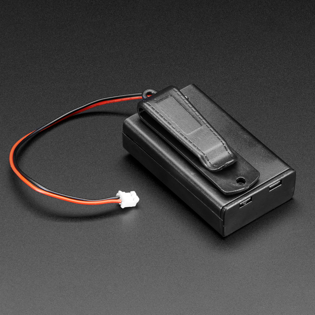 3 x AAA Battery Holder with On/Off Switch, JST, and Belt Clip