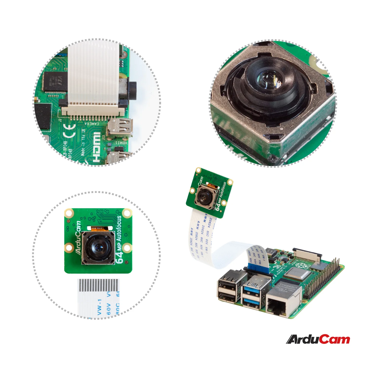 64MP Autofocus Camera for Raspberry Pi - Image 3