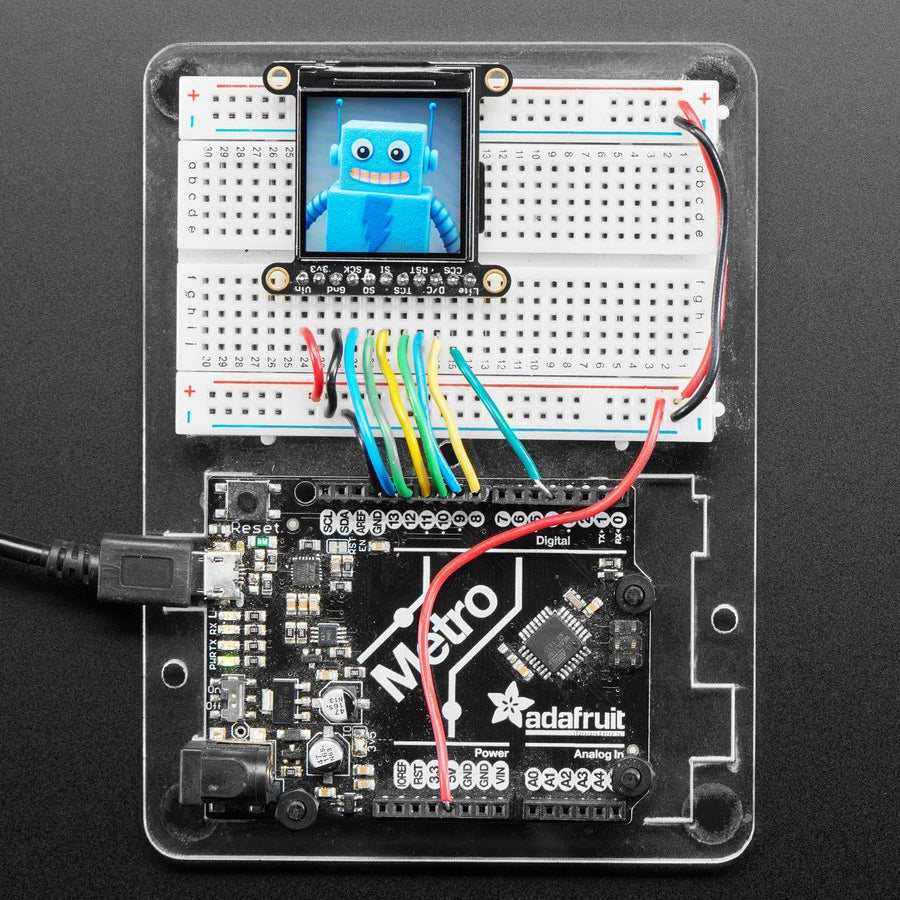 Adafruit 1.3" 240x240 Wide Angle TFT LCD Display with MicroSD - ST7789 - Image 2