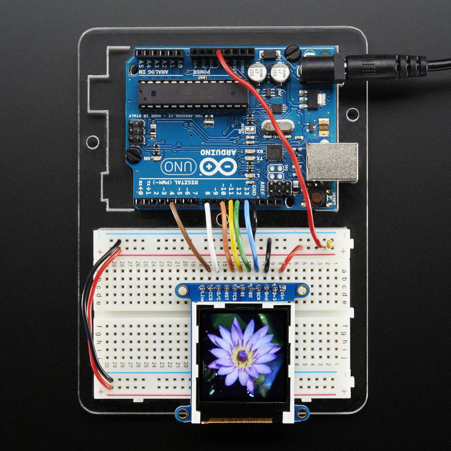 Adafruit 1.44" Color TFT LCD Display with MicroSD Card breakout - ST7735R - Image 6