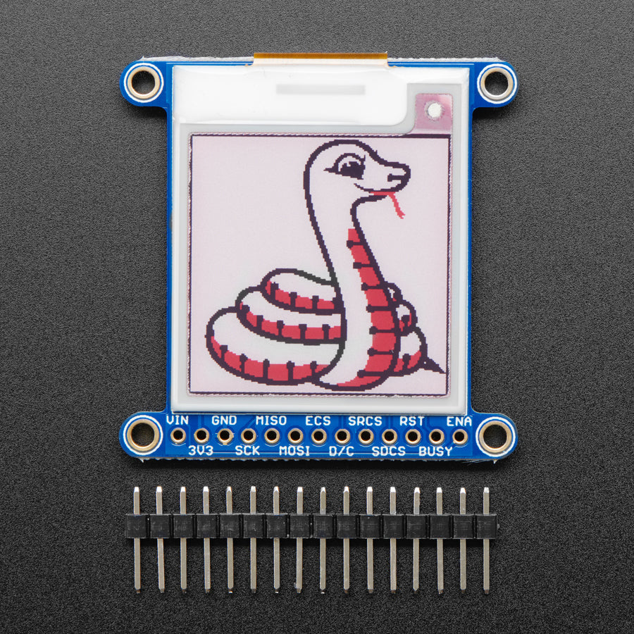 Adafruit 1.54" Tri-Color eInk / ePaper Display with SRAM - Red Black White - Image 4