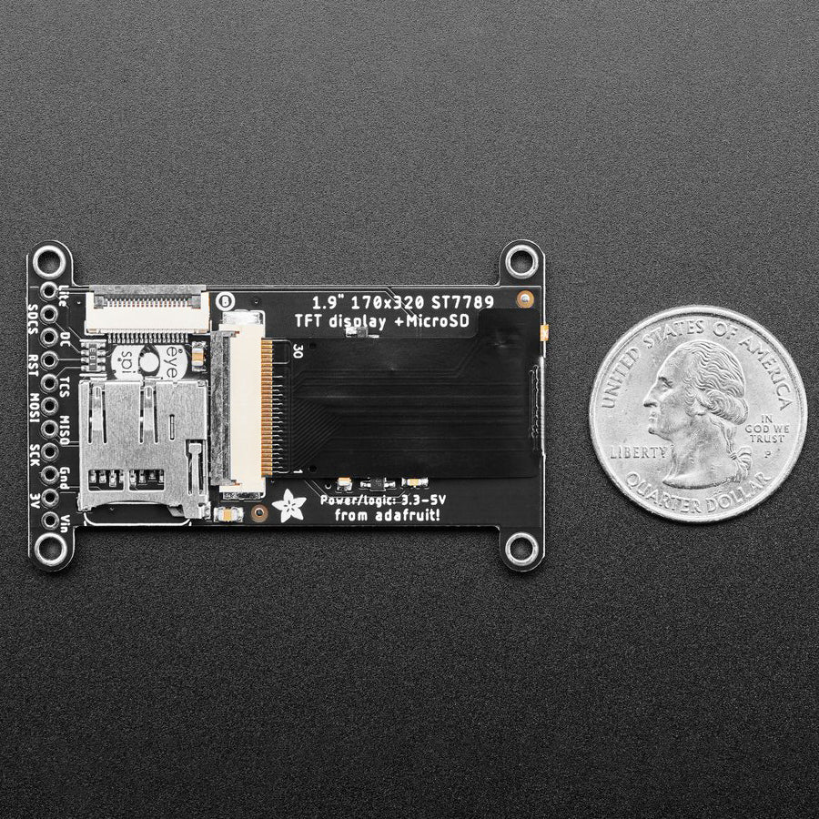 Adafruit 1.9" 320x170 Color IPS TFT Display - ST7789 - Image 4