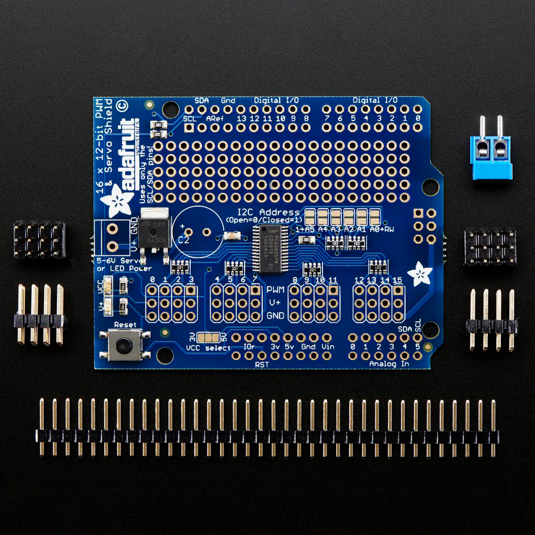 Adafruit 16-Channel 12-bit PWM/Servo Shield - I2C interface - Image 5