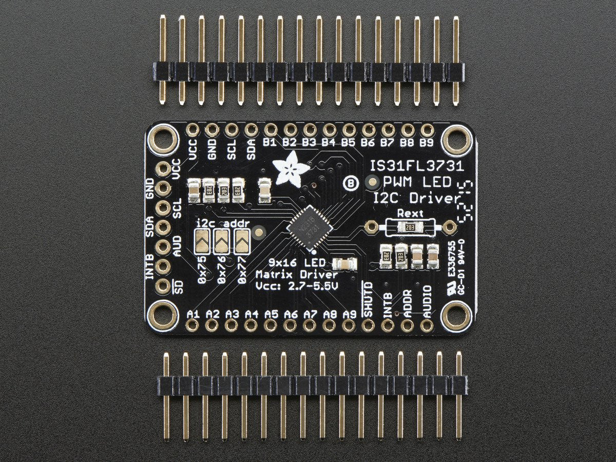 Adafruit 16x9 Charlieplexed PWM LED Matrix Driver - IS31FL3731 - Image 3