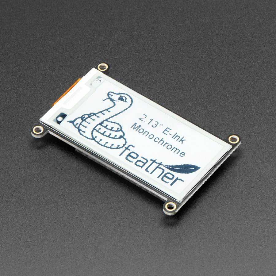 Adafruit 2.13" Monochrome eInk / ePaper Display FeatherWing - 250x122 Monochrome