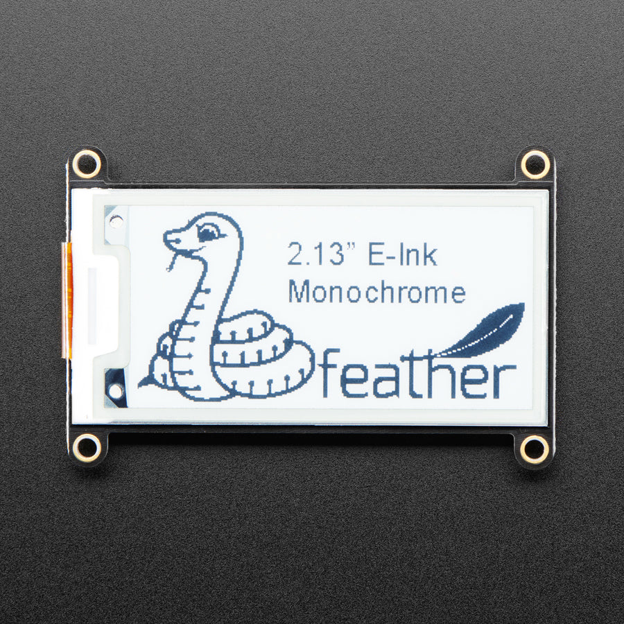 Adafruit 2.13" Monochrome eInk / ePaper Display FeatherWing - 250x122 Monochrome - Image 2