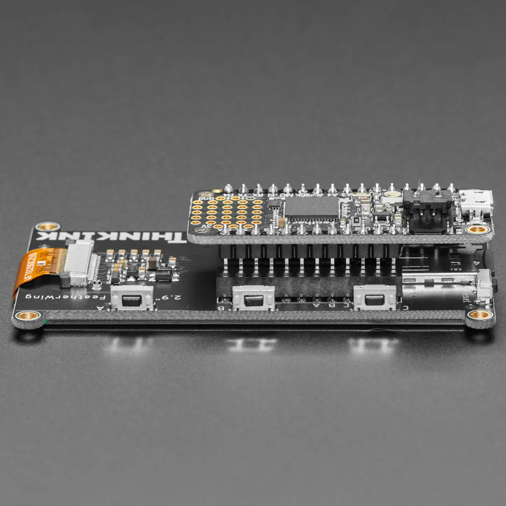 Adafruit 2.9" Grayscale eInk / ePaper Display FeatherWing - 4 Level Grayscale - Image 4