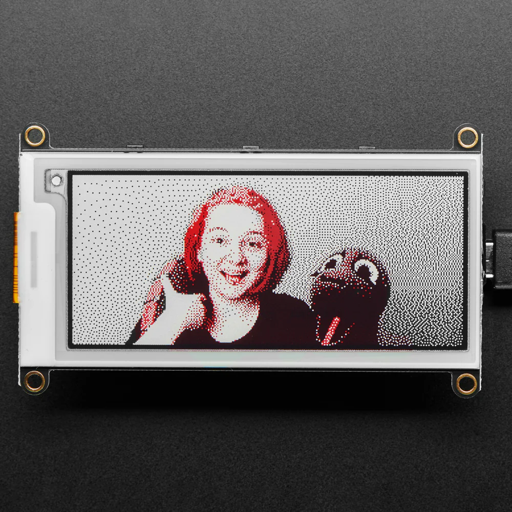 Adafruit 2.9" Tri-Color eInk / ePaper Display FeatherWing - Red Black White - Image 3