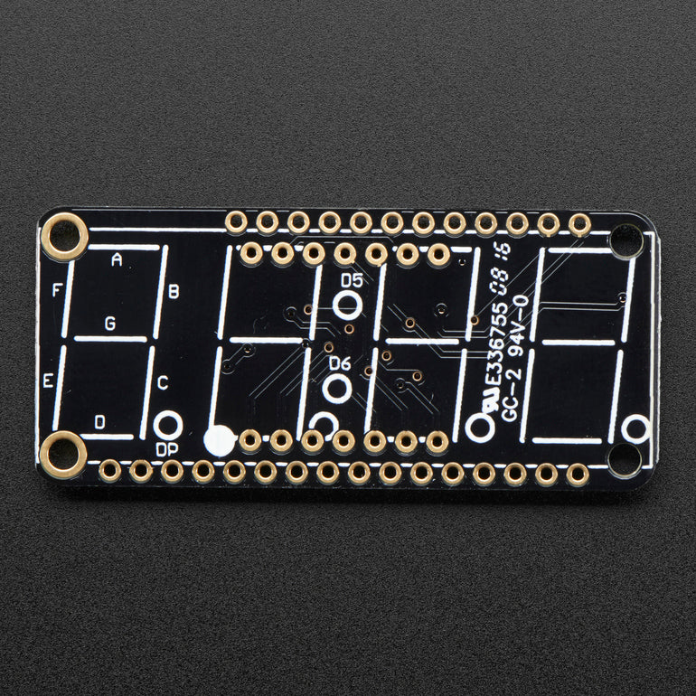 Adafruit 4-Digit 7-Segment LED Matrix Display FeatherWing - Image 3