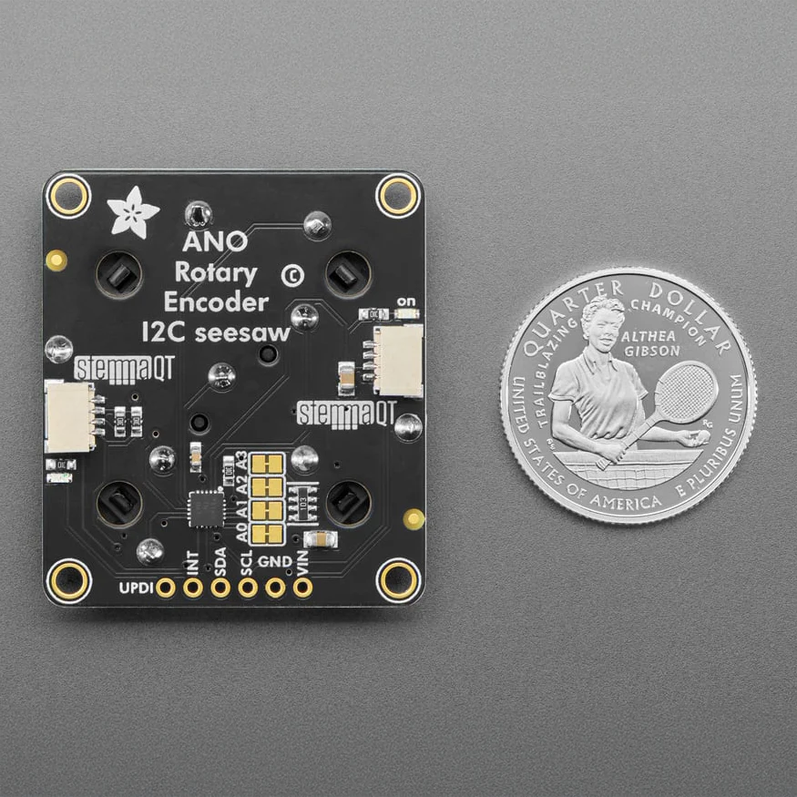 Adafruit ANO Rotary Navigation Encoder to I2C Stemma QT Adapter with Pre-Soldered Encoder - Image 5