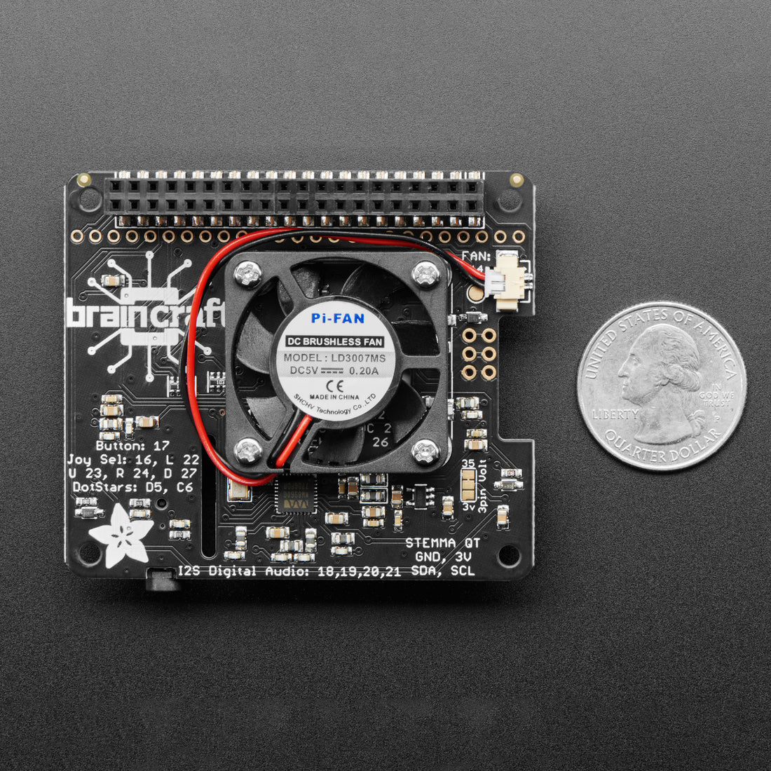 Adafruit BrainCraft HAT - Machine Learning for Raspberry Pi 4 - Image 5