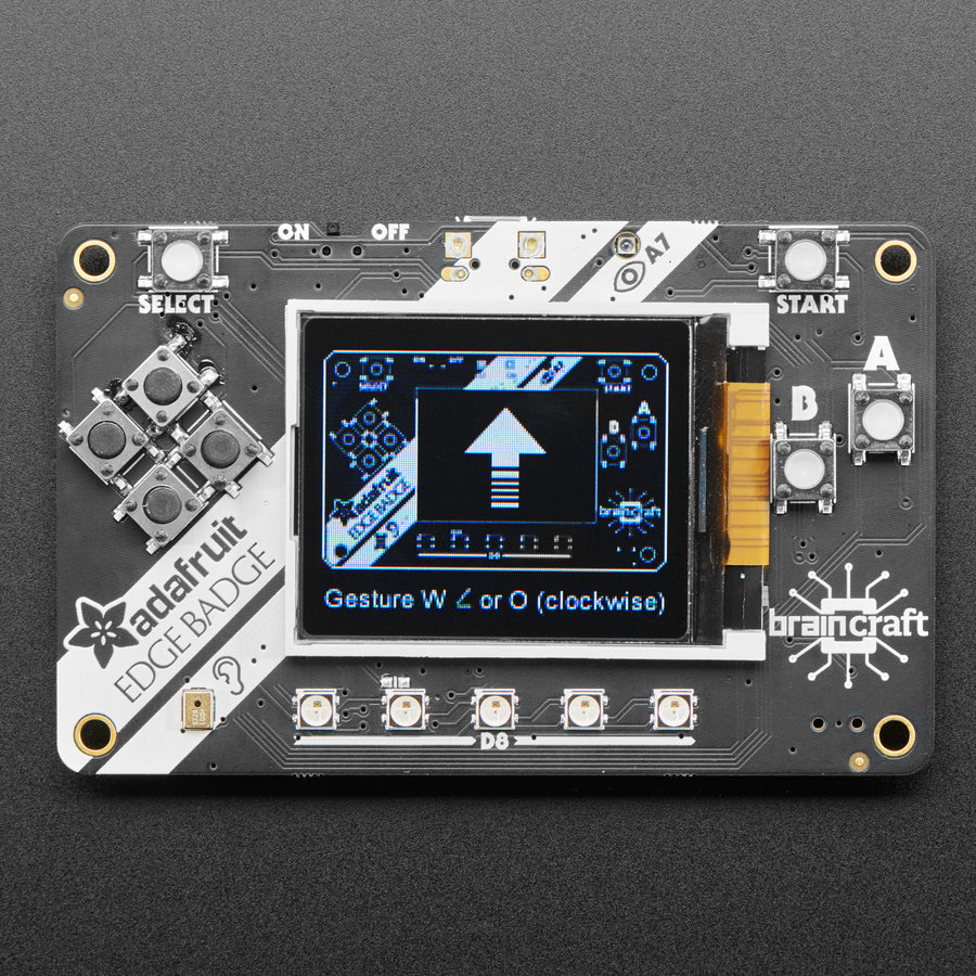 Adafruit EdgeBadge - TensorFlow Lite for Microcontrollers - Image 8