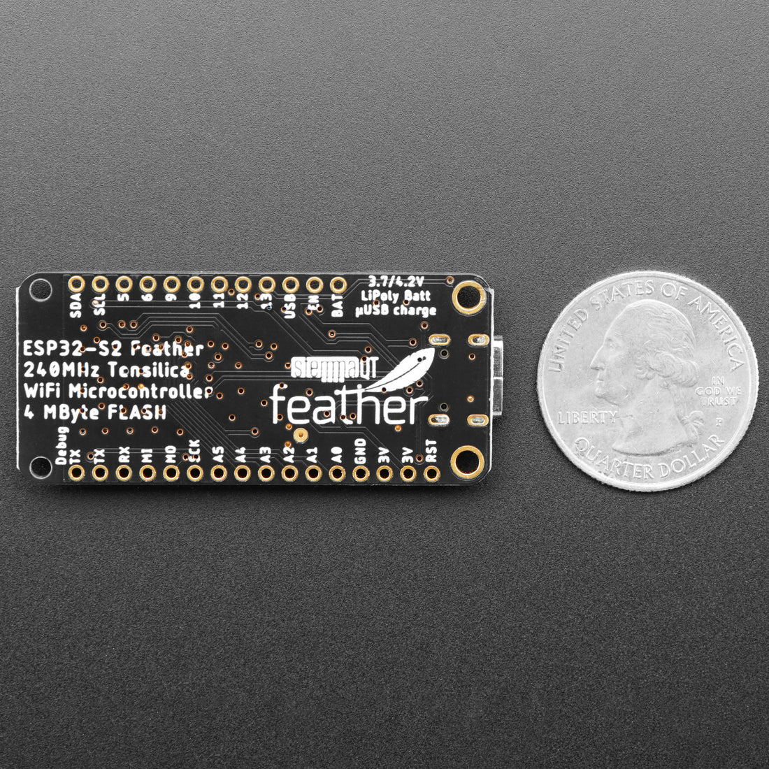 Adafruit ESP32-S2 Feather with BME280 Sensor - (4MB Flash/2MB PSRAM) - Image 2