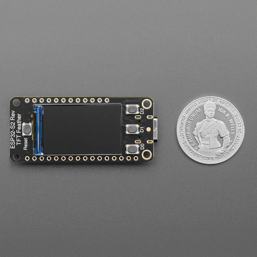 Adafruit ESP32-S2 Reverse TFT Feather with w.FL - STEMMA QT / Qwiic - Image 7