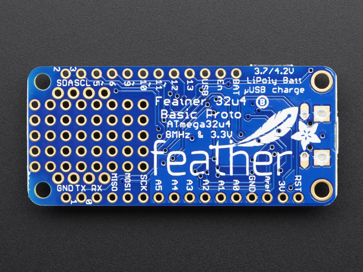 Adafruit Feather 32u4 Basic Proto - Image 2