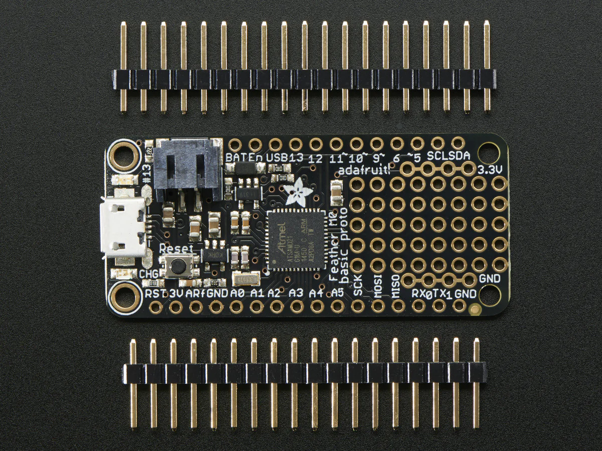 Adafruit Feather M0 Basic Proto - ATSAMD21 Cortex M0 - Image 3