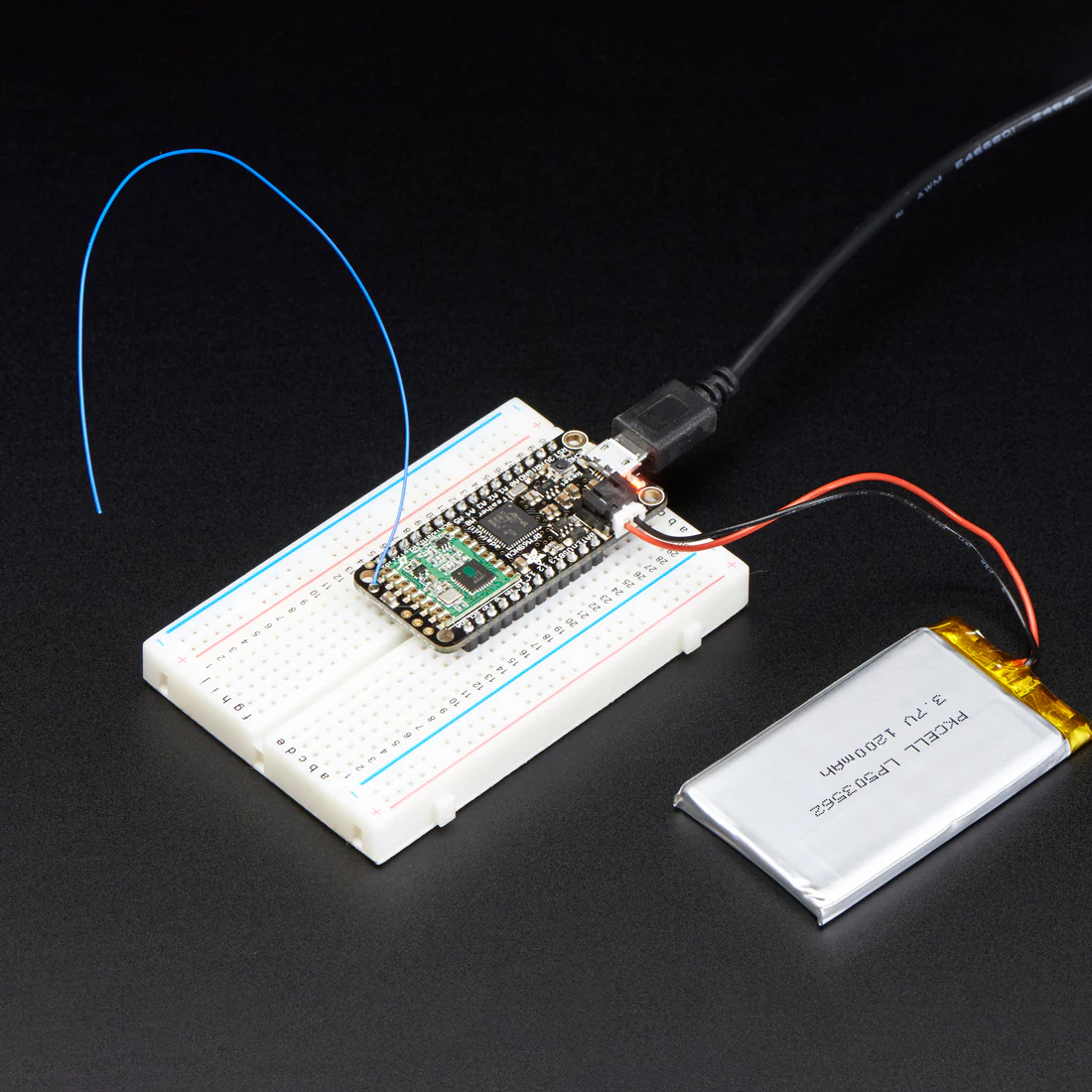 Adafruit Feather M0 RFM69HCW Packet Radio - 868 or 915 MHz - RadioFruit - Image 2