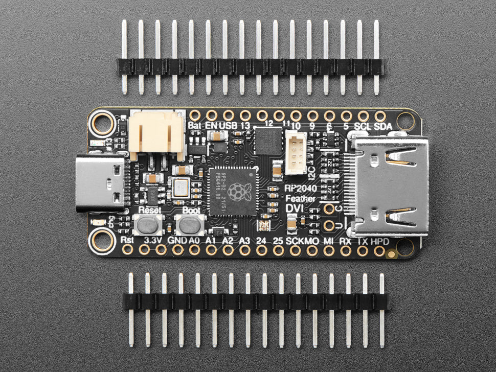 Adafruit Feather RP2040 with DVI Output Port - Works with HDMI - Image 3