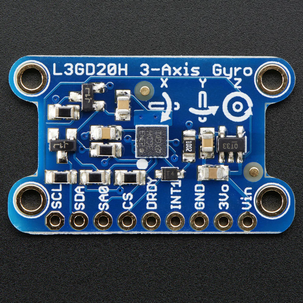 Triple-Axis Gyro Breakout Board - L3GD20/L3G4200 Upgrade - L3GD20H