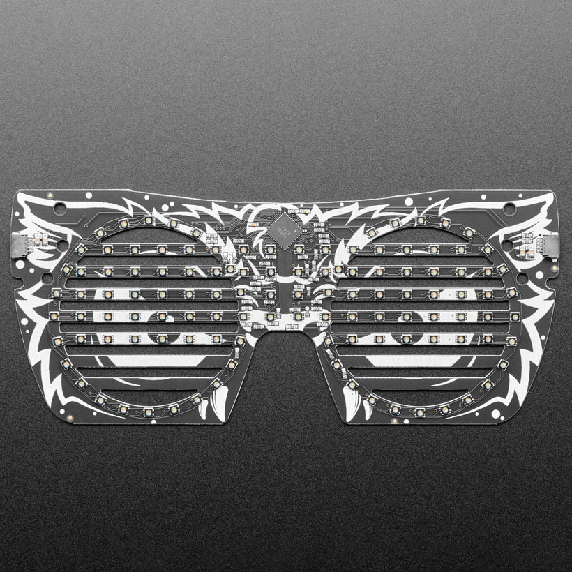 Adafruit LED Glasses Front Panel - 116 RGB LEDs with I2C Driver - Image 3
