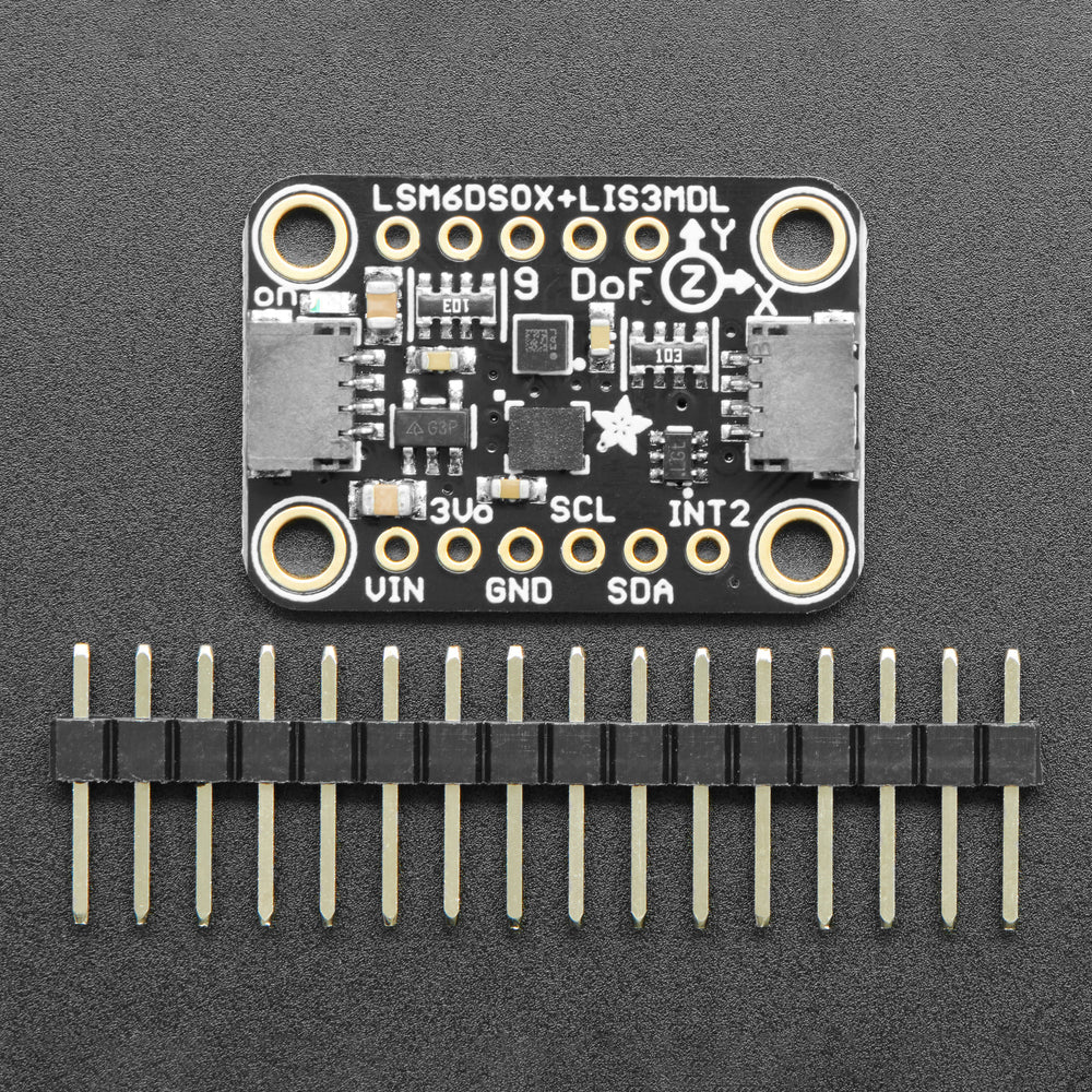 Adafruit LSM6DSOX + LIS3MDL - Precision 9 DoF IMU - Image 3