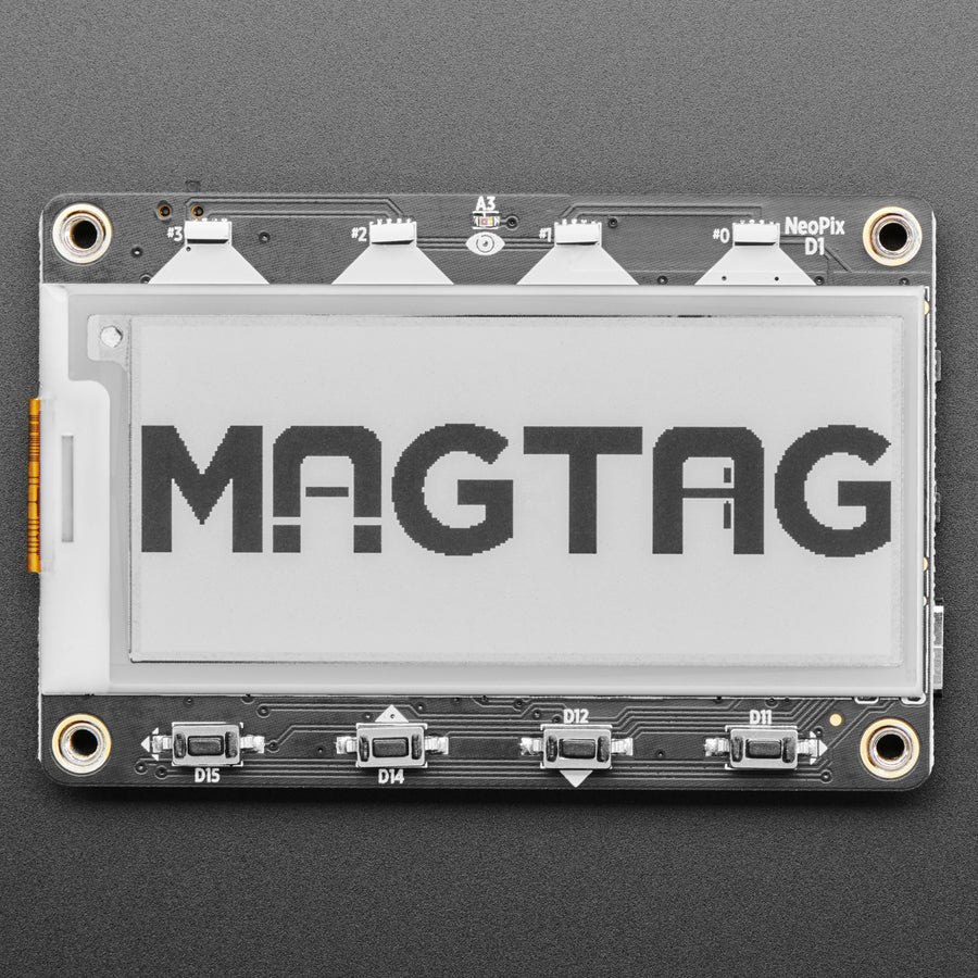 Adafruit MagTag - 2.9" Grayscale E-Ink WiFi Display - Image 2