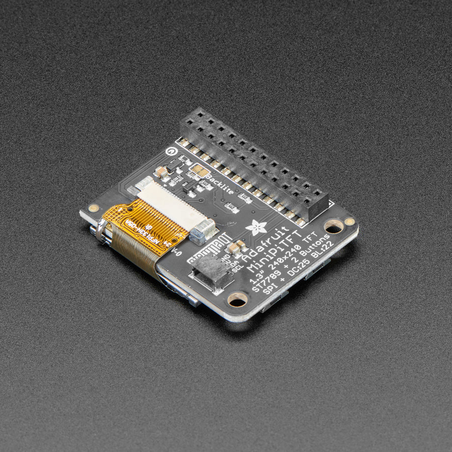 Adafruit Mini PiTFT 1.3" - 240x240 TFT Add-on for Raspberry Pi - Image 2