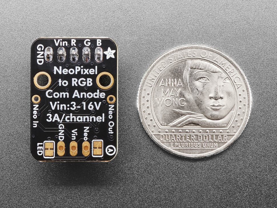 Adafruit NeoRGB Stemma - NeoPixel to RGB PWM LEDs and Strips - STEMMA JST PH 2mm - Image 5