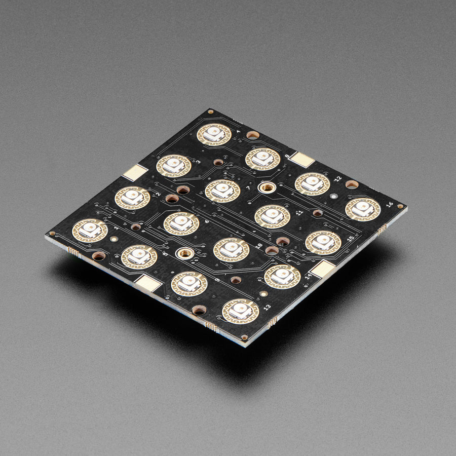 Adafruit NeoTrellis RGB Driver PCB for 4x4 Keypad - Image 2