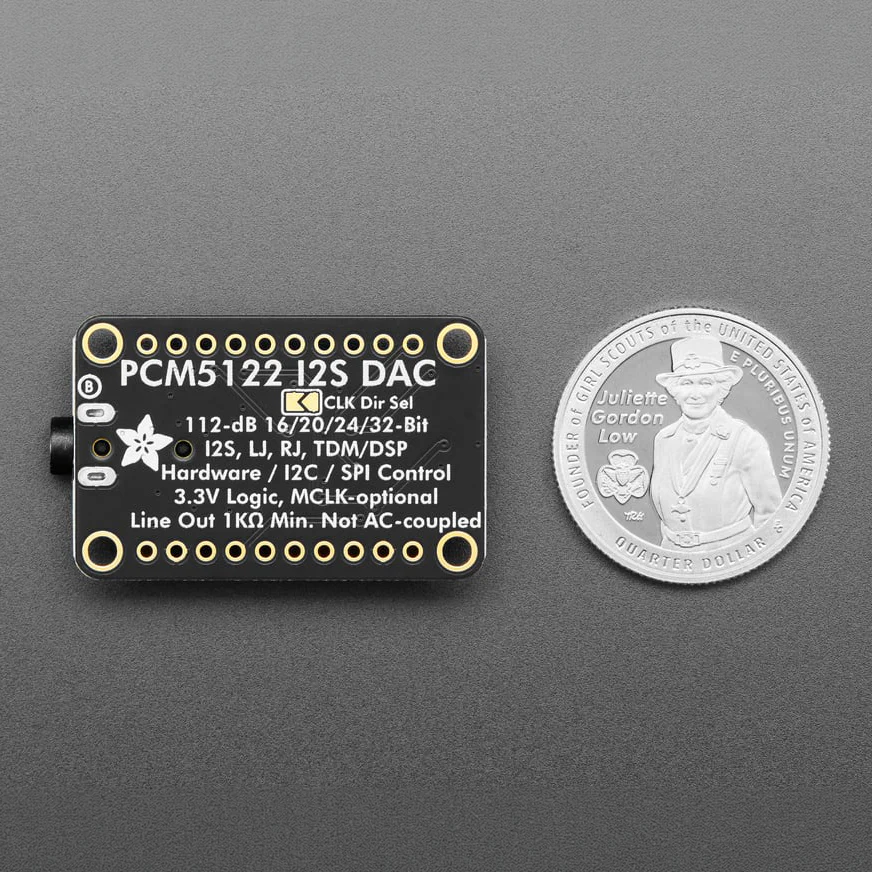 Adafruit PCM5122 I2S DAC with Line Level Output - HW, I2C or SPI - Image 5