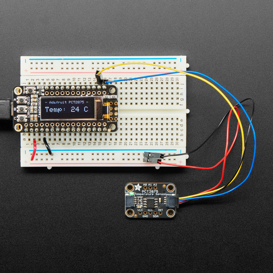 Adafruit PCT2075 Temperature Sensor - Image 6