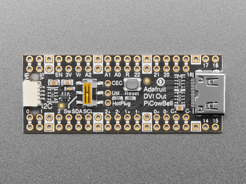 Adafruit PiCowbell DVI Output for Pico - Works with HDMI Display - Image 6