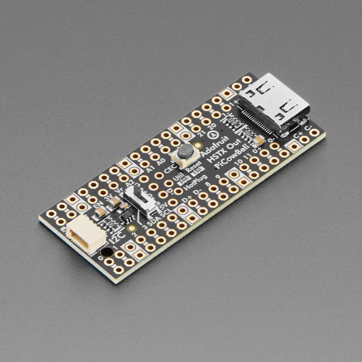 Adafruit PiCowBell HSTX DVI Output for Pico - Works with HDMI Displays