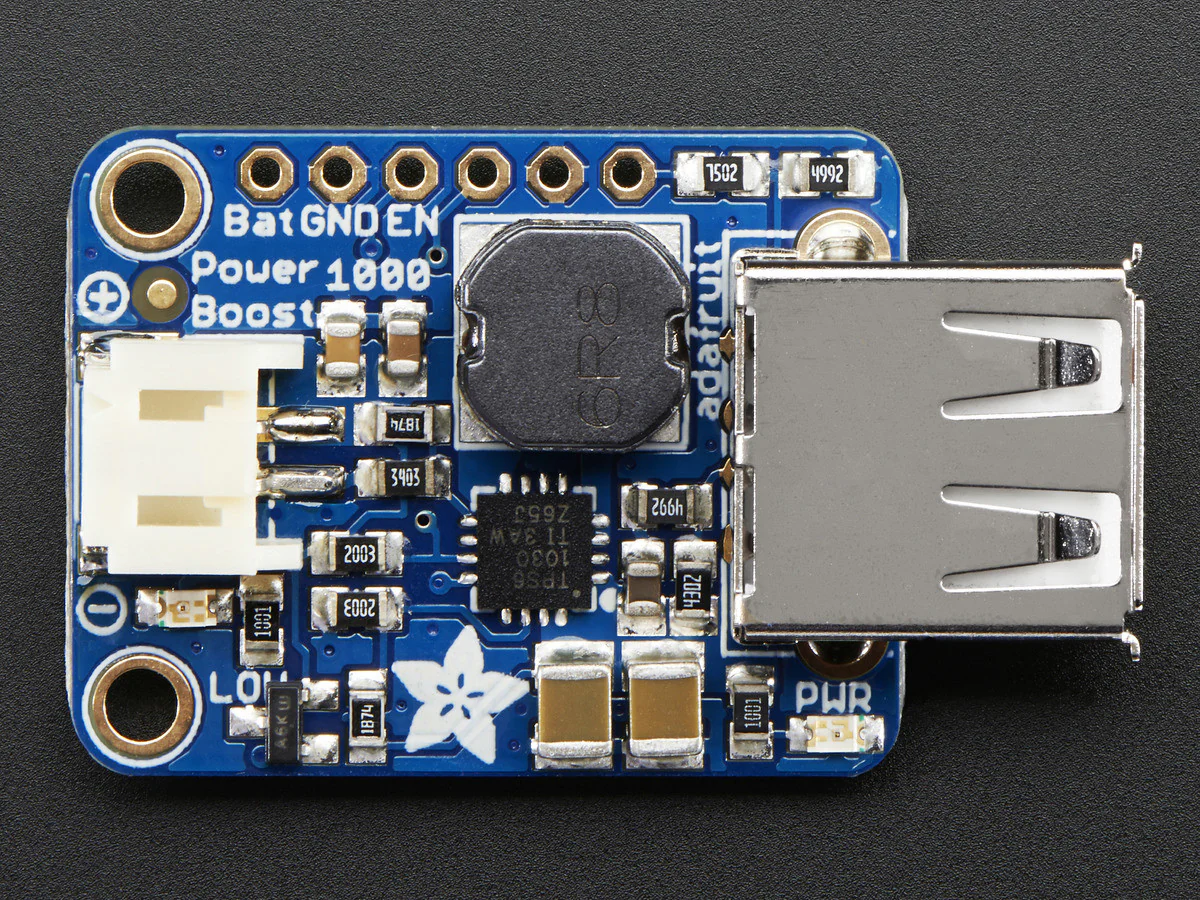 Adafruit PowerBoost 1000 Basic - 5V USB Boost @ 1000mA from 1.8V+ - Image 5