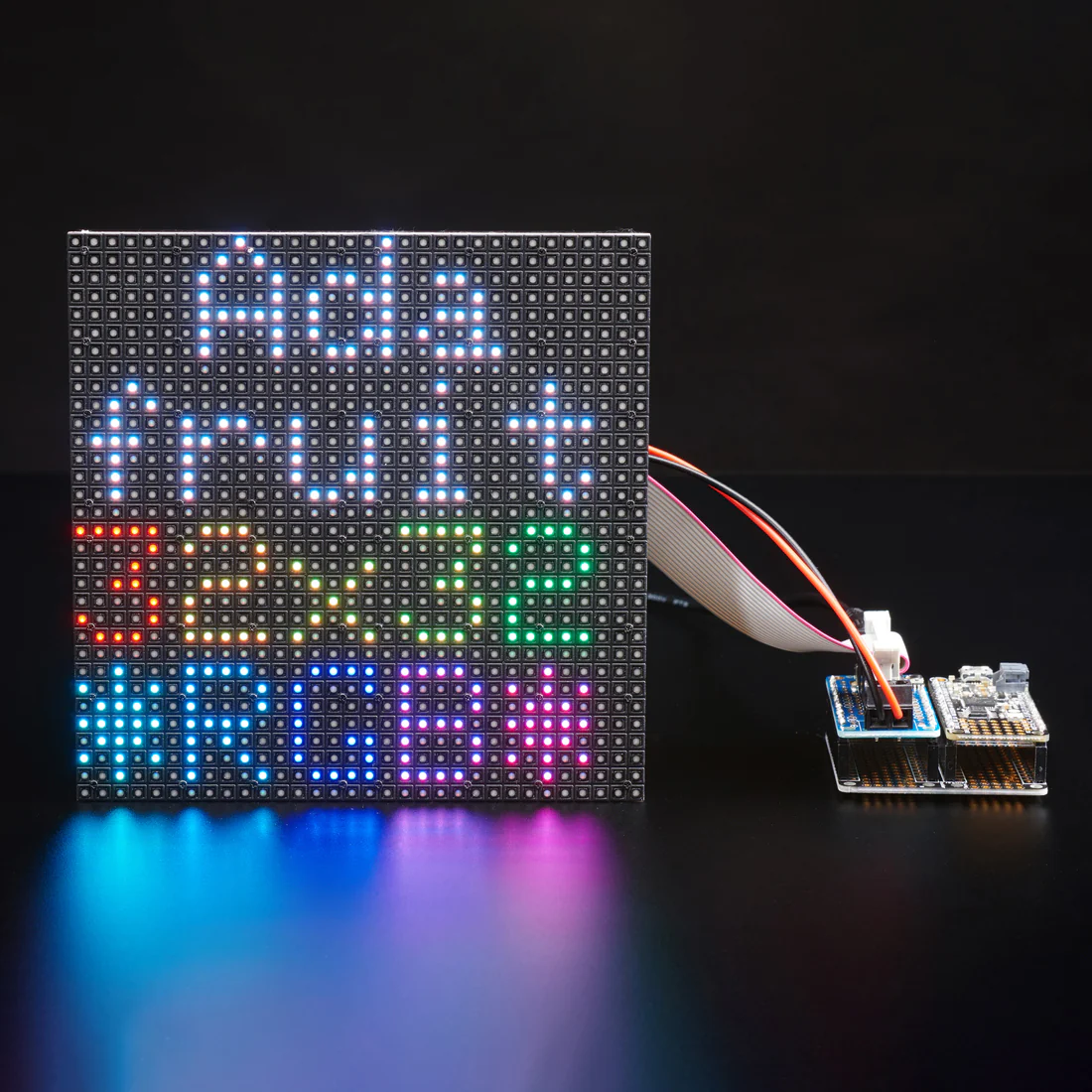 Adafruit RGB Matrix FeatherWing Kit - For nRF52840 Feathers