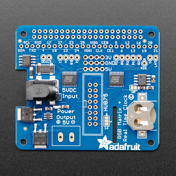 Adafruit RGB Matrix HAT + RTC for Raspberry Pi - Mini Kit - Image 5