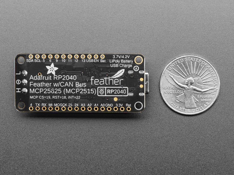 Adafruit RP2040 CAN Bus Feather with MCP2515 CAN Controller (STEMMA QT) - Image 7