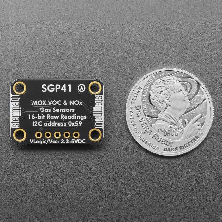 Adafruit SGP41 Multi-Pixel Gas Sensor Breakout - VOC & NOx - STEMMA QT / Qwiic - Image 6
