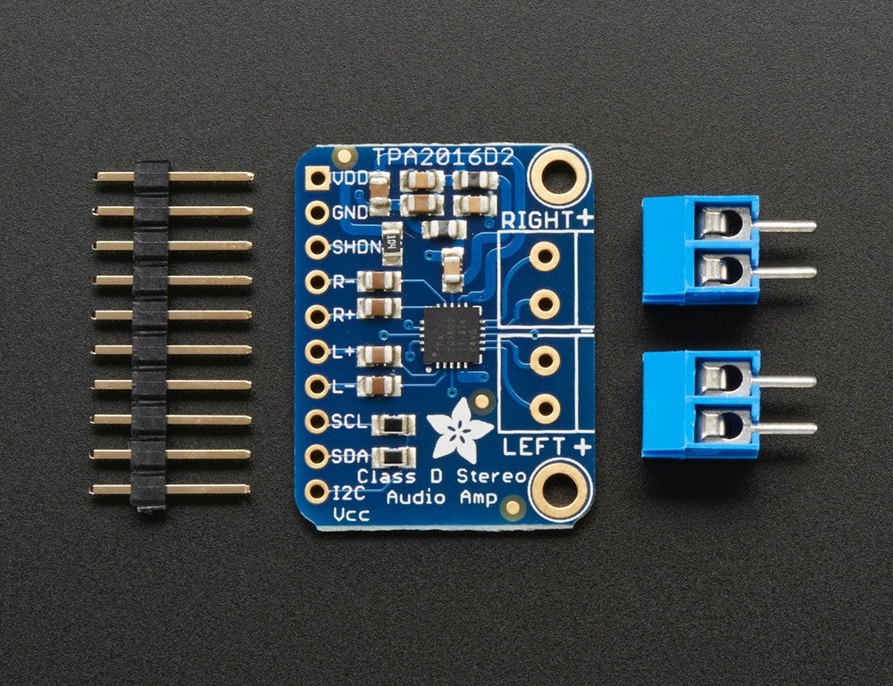Adafruit Stereo 2.8W Class D Audio Amplifier - I2C Control AGC - Image 3