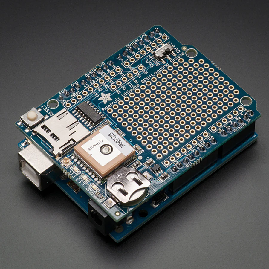 Adafruit Ultimate GPS Logger Shield - Includes GPS Module - Image 2