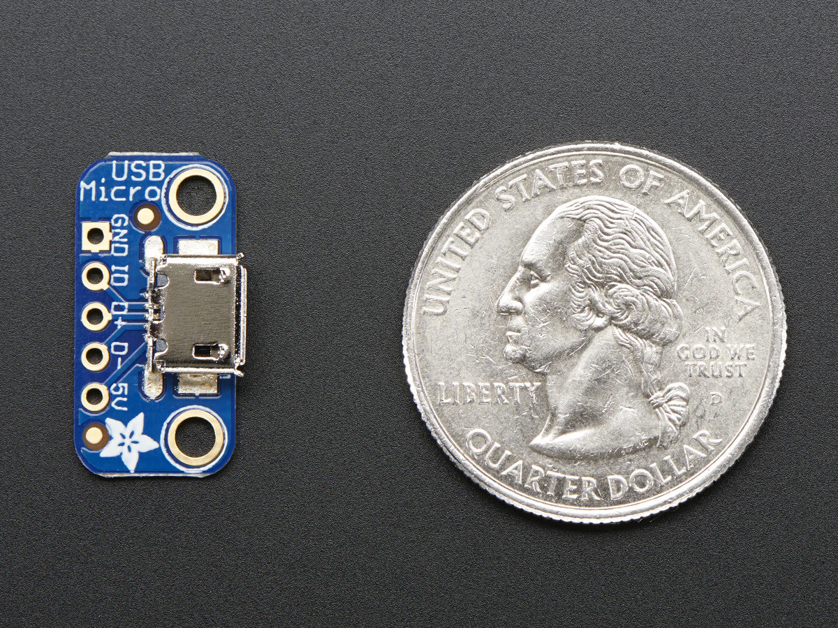 Adafruit USB Micro-B Breakout Board - Image 3